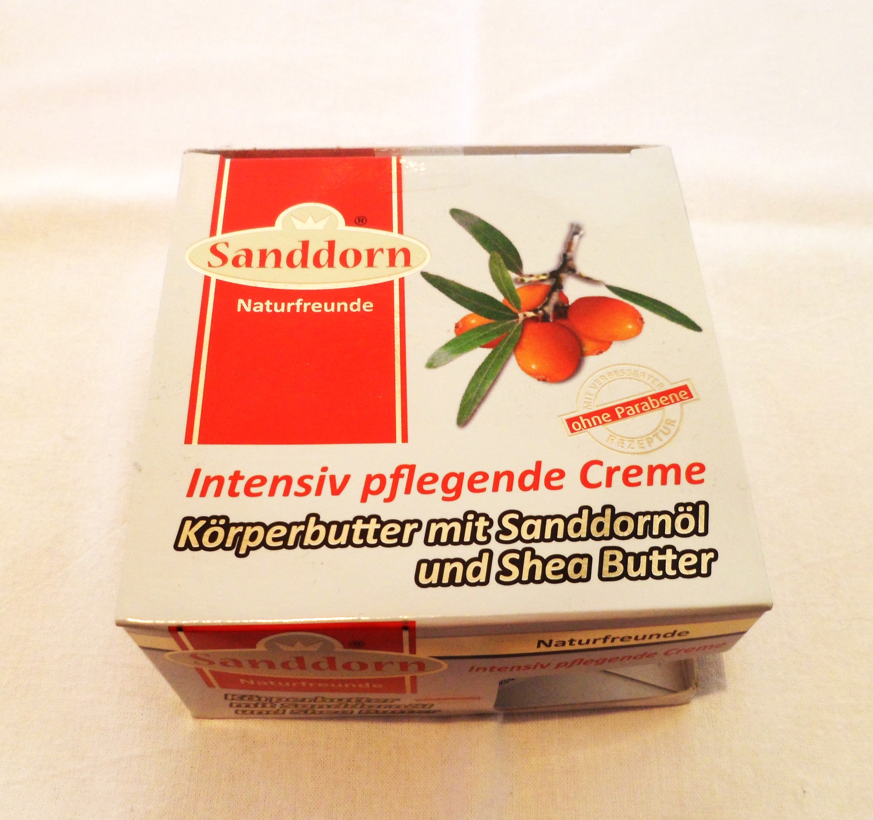 Körperbutter mit Sanddornöl und Shea Butter