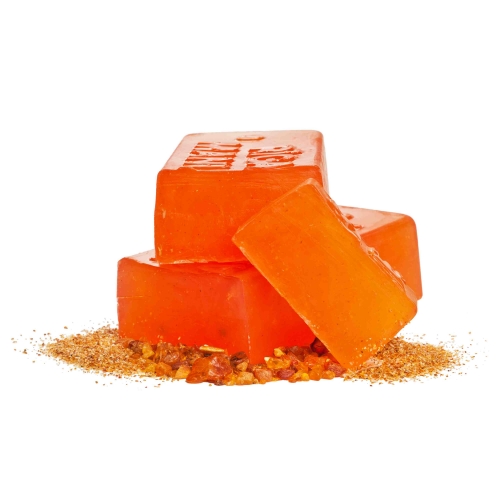 Bernsteinseife mit Sanddornöl