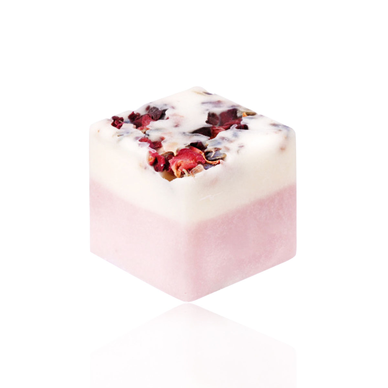 Badewürfel Lavendel Rose