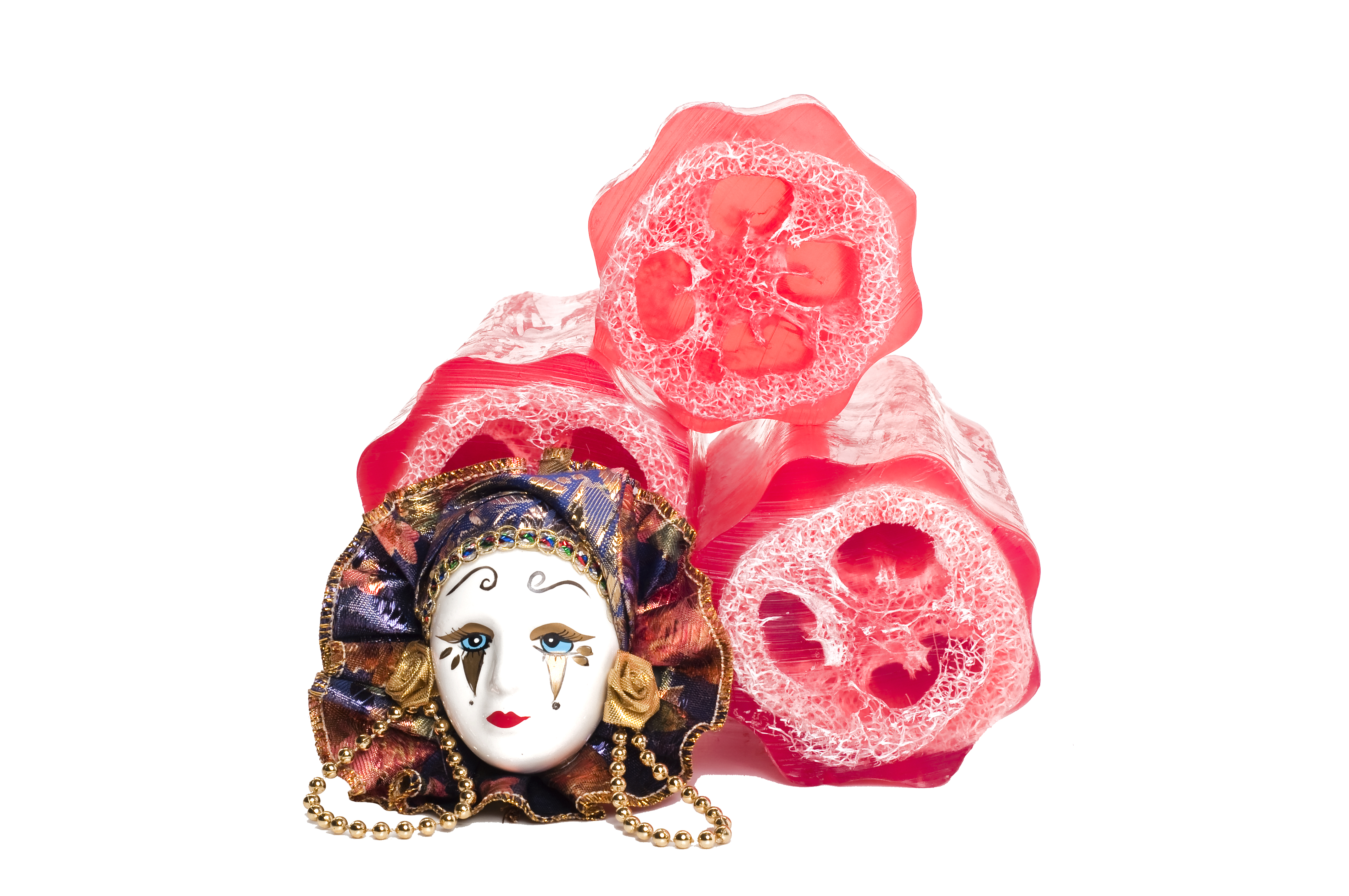 Luffaseife Wilde Rose