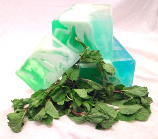 Minze Glycerinseife mit Schafmilch