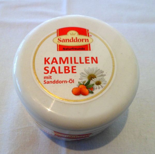 Kamillen Salbe mit Sanddornöl