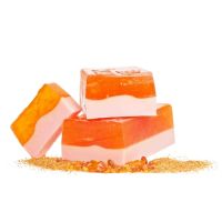 Bernsteinseife mit Ziegenmilch u. Sanddornöl Bernsteinseife mit Ziegenmilch u. Sanddornöl